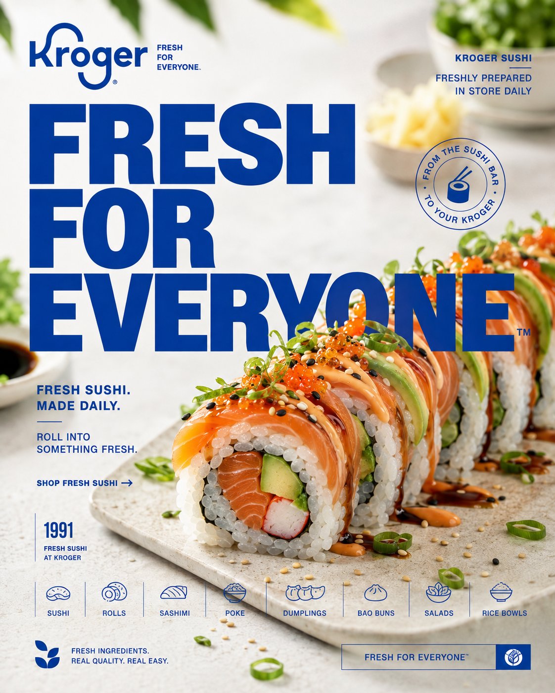 Kroger sushi campaign fresh for everyone