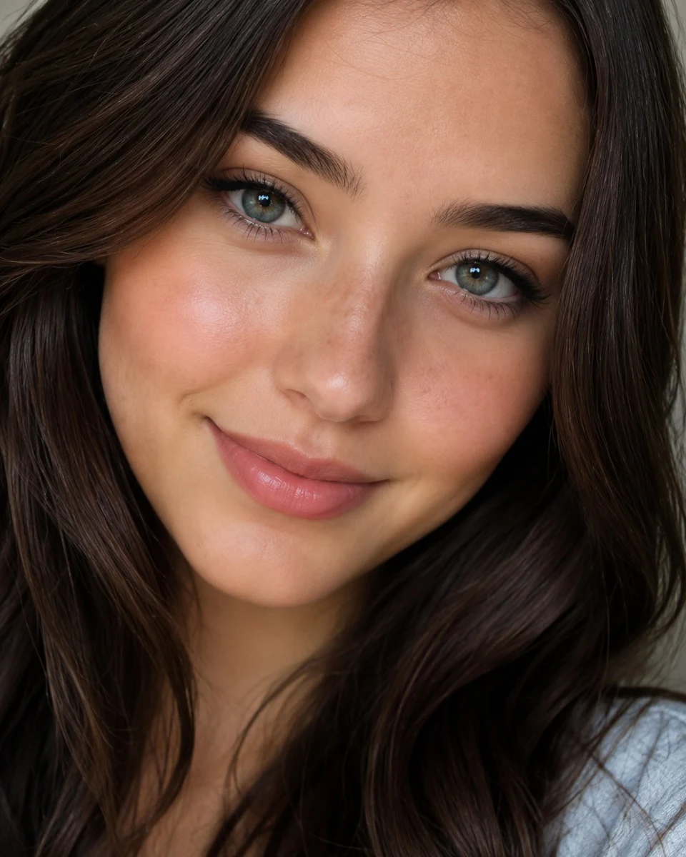 Three-stage age transformation portrait young mature