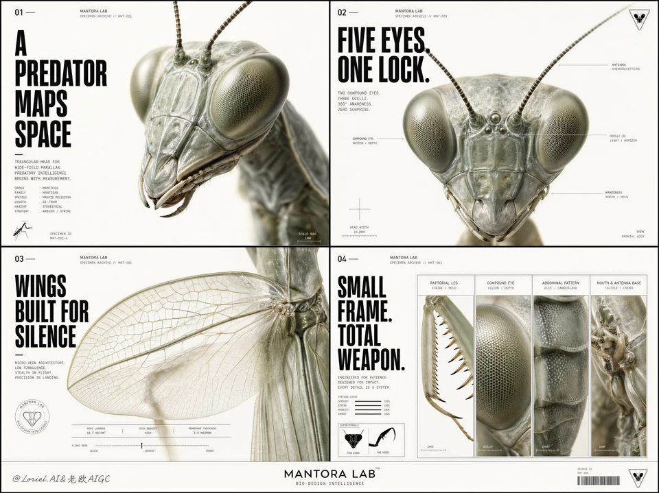 Mantora Lab Praying Mantis Scientific Campaign