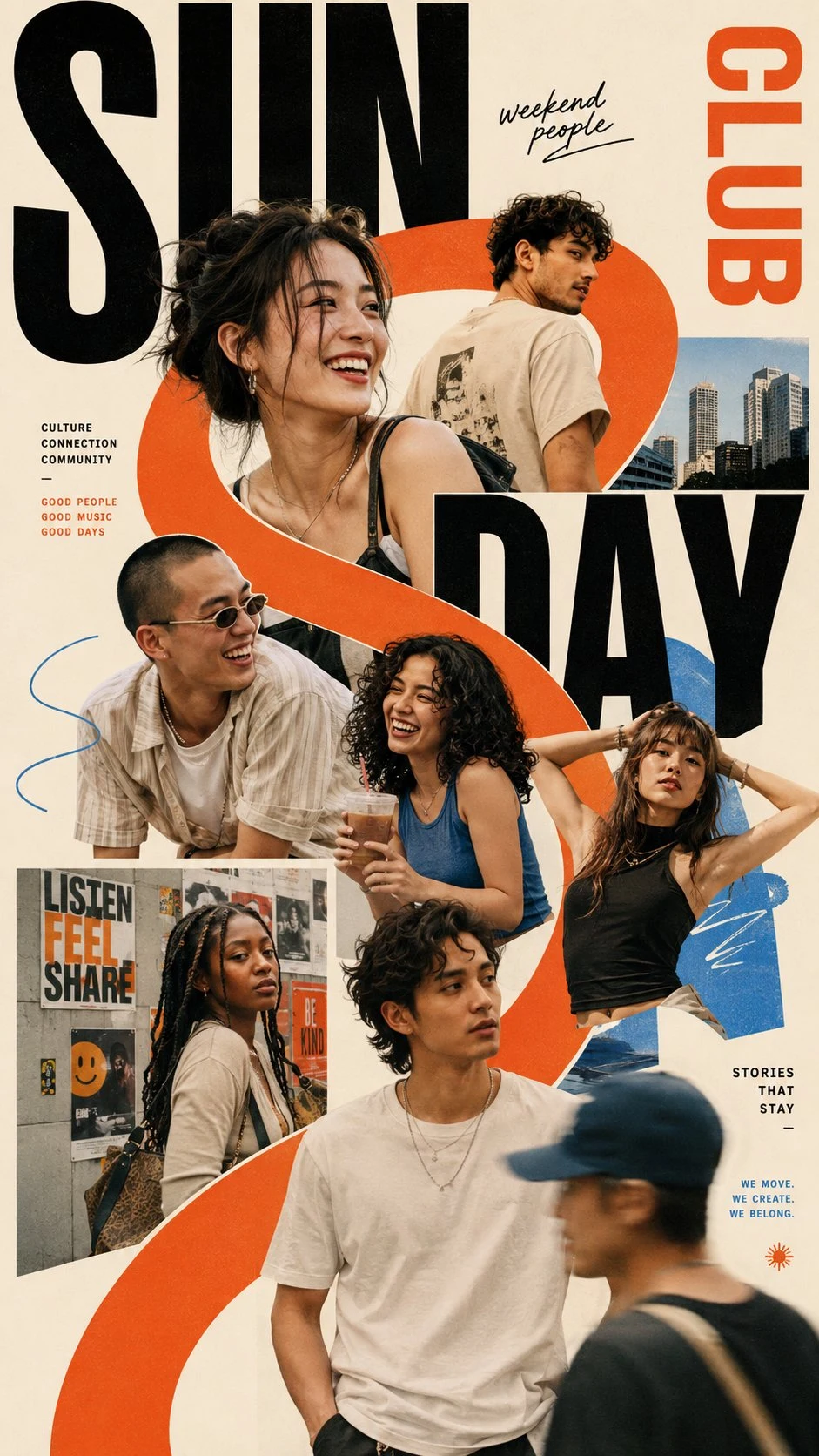 Sunday Club Editorial Poster
