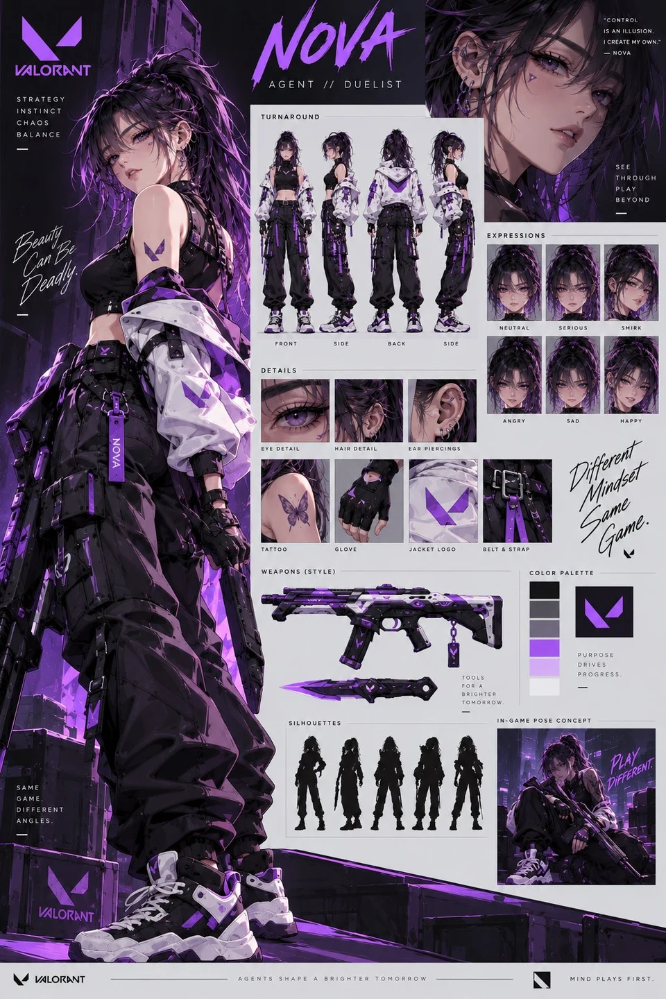 VALORANT Vanta Agent Concept Reference Sheet