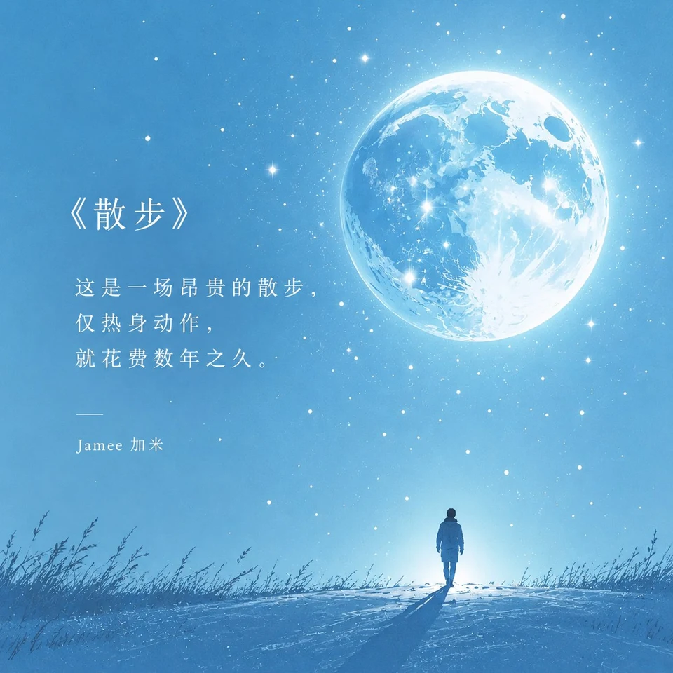 moonlit landscape with text overlay