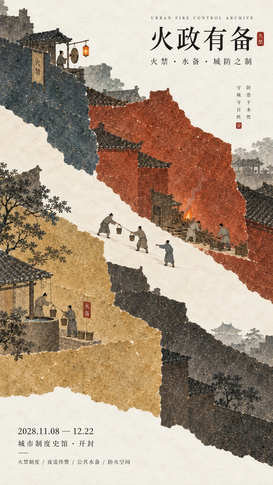 Historical poster for Urban Fire Control Archive