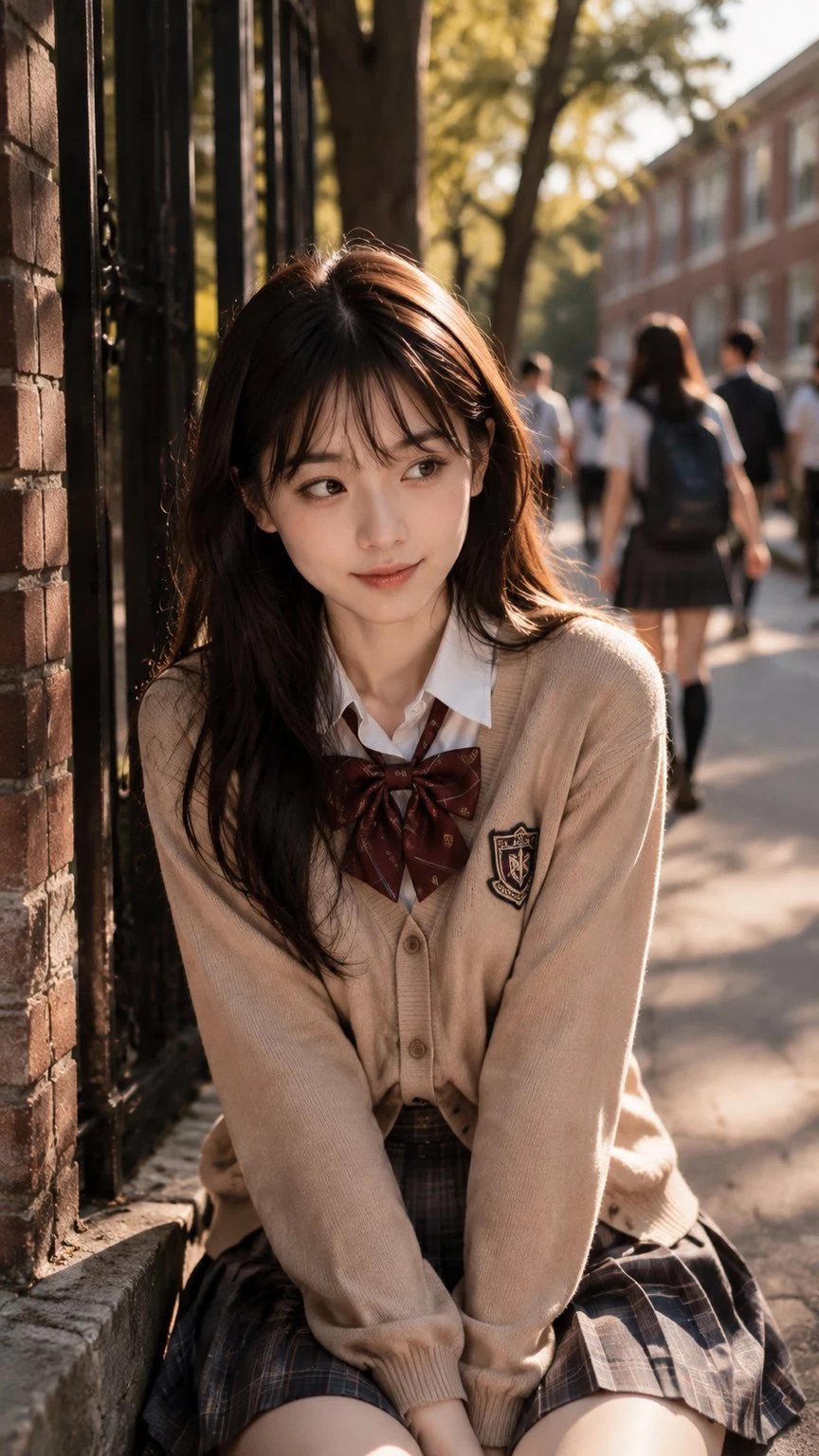 cinematic portrait of young east asian female