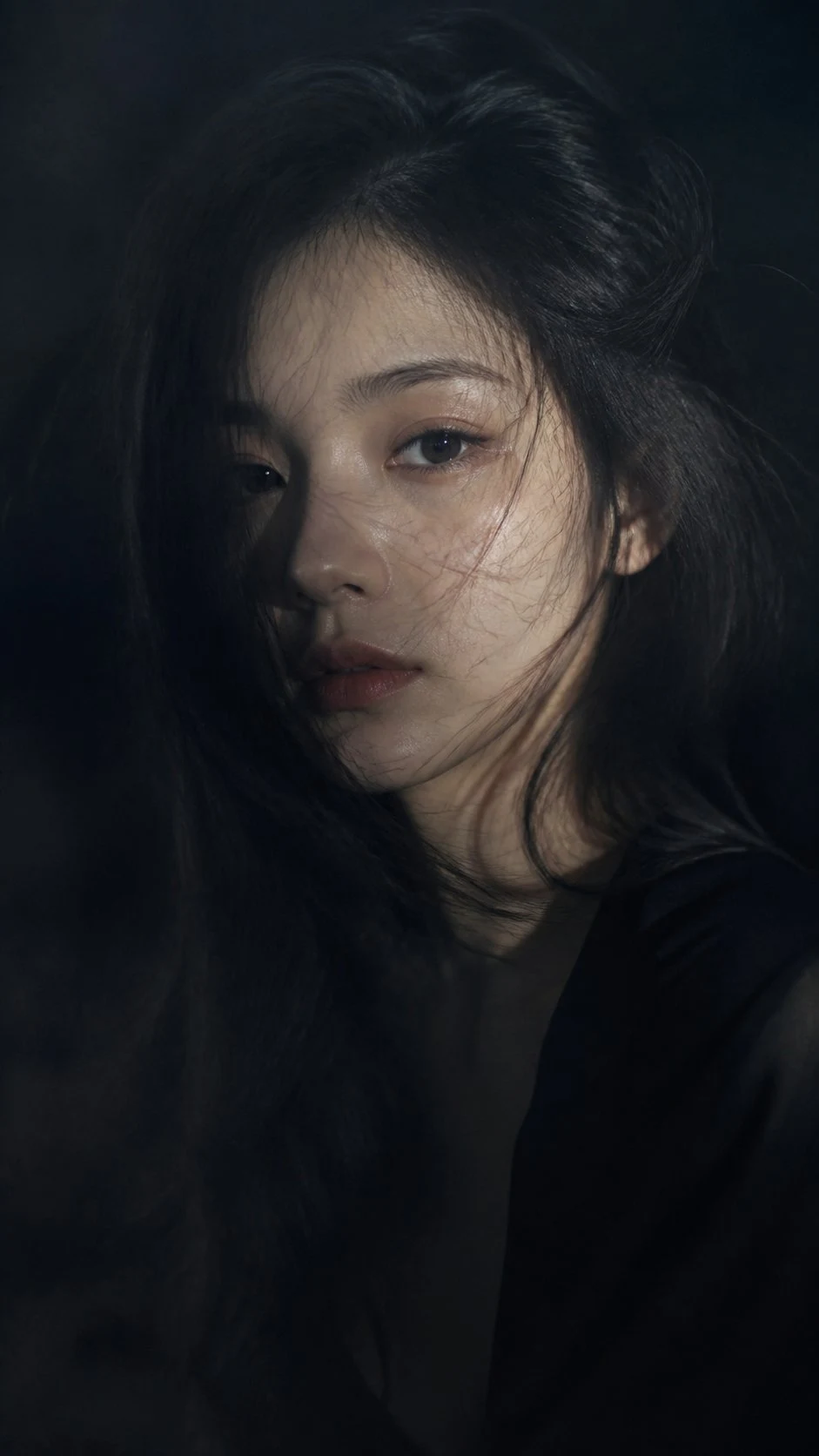 cinematic portrait of a chinese influencer with